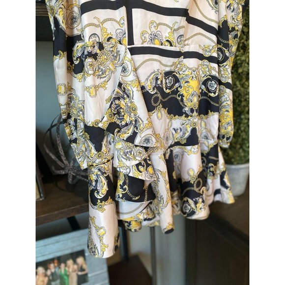 Bardot Scarf Print Shirt Mini Dress US 6/S - Picture 12 of 14